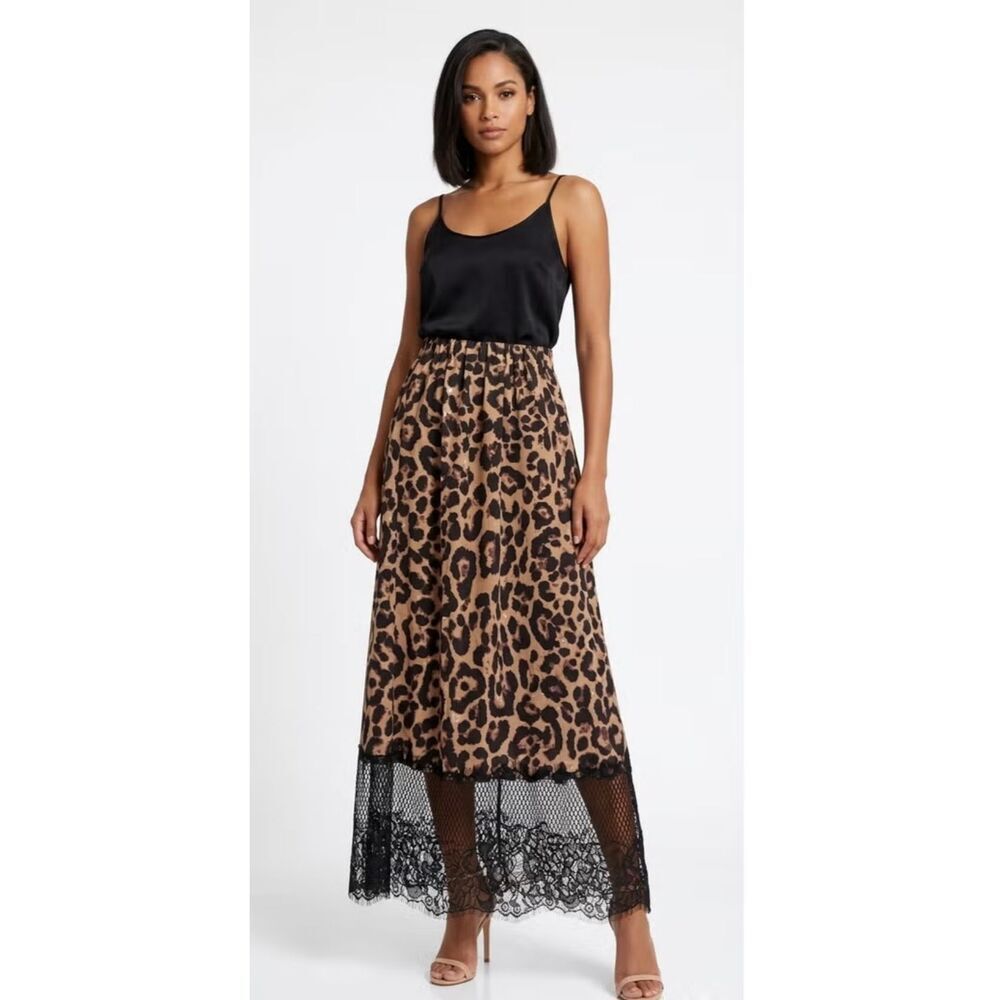 Cheetah Patterned Skirt